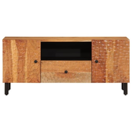 Mobile Porta TV 105x33x46 cm in Legno Massello di Acacia