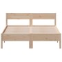 Giroletto con Testiera 140x190 cm in Legno Massello di Pino
