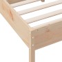 Giroletto con Testiera 140x190 cm in Legno Massello di Pino