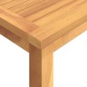 Set da Pranzo da Giardino 7 pz in Legno Massello di Teak