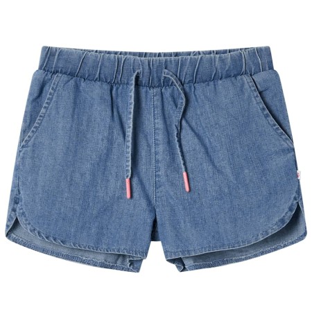 Pantaloncini da Bambino Blu Denim 140