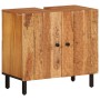 Mobile Lavabo da Bagno 62x33x58cm in Legno Massello di Acacia