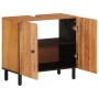 Mobile Lavabo da Bagno 62x33x58cm in Legno Massello di Acacia