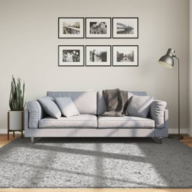 Tappeto Shaggy PAMPLONA a Pelo Lungo Moderno Grigio 200x200 cm