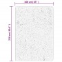 Tappeto Shaggy PAMPLONA a Pelo Lungo Moderno Nero 160x230 cm