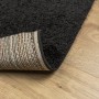 Tappeto Shaggy PAMPLONA a Pelo Lungo Moderno Nero 200x280 cm