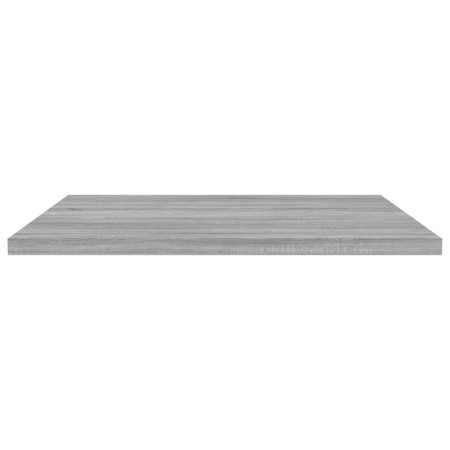 Mensole Parete 4pz Grigio Sonoma 40x50x1,5cm Legno Multistrato