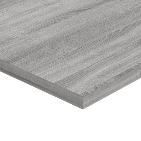 Mensole Parete 4pz Grigio Sonoma 40x50x1,5cm Legno Multistrato