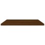 Mensole Parete 4pz Rovere Marrone 40x50x1,5cm Legno Multistrato