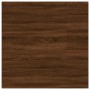 Mensole Parete 4pz Rovere Marrone 40x50x1,5cm Legno Multistrato