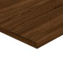 Mensole Parete 4pz Rovere Marrone 40x50x1,5cm Legno Multistrato