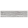 Mensole Parete 4pz Grigio Sonoma 80x20x1,5cm Legno Multistrato