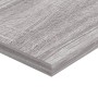 Mensole Parete 4pz Grigio Sonoma 80x20x1,5cm Legno Multistrato