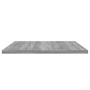 Mensole Parete 4pz Grigio Sonoma 80x40x1,5cm Legno Multistrato