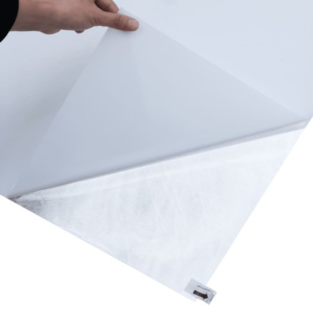 Pellicola Statica Smerigliata Bianco Trasparente 60x1000 cm PVC