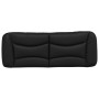 Cuscino Testiera Nero 140 cm in Similpelle