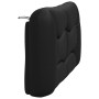 Cuscino Testiera Nero 140 cm in Similpelle