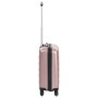 Trolley a Custodia Rigida Oro Rosa ABS