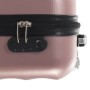 Trolley a Custodia Rigida Oro Rosa ABS