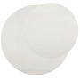 Tappeto IZA a Pelo Corto con Aspetto Scandinavo Crema Ø 200 cm