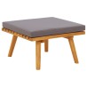 Set Divani da Giardino 6 pz con Cuscini in Massello di Acacia