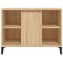 Mobile Lavabo Rovere Sonoma 80x33x60 cm in Legno Multistrato