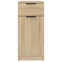 Armadietto da Scrivania Rovere Sonoma 33,5x50x75 cm Legno