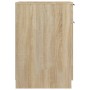 Armadietto da Scrivania Rovere Sonoma 33,5x50x75 cm Legno