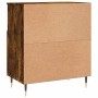 Credenza Rovere Fumo 60x35x70 cm in Legno Multistrato