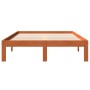 Giroletto Marrone Cera 140x200 cm in Legno Massello di Pino