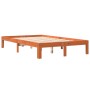 Giroletto Marrone Cera 140x200 cm in Legno Massello di Pino