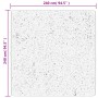 Tappeto Shaggy PAMPLONA a Pelo Lungo Moderno Oro 240x240 cm