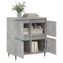 Credenza Grigio Cemento 60x35x70 cm in Legno Multistrato