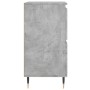 Credenza Grigio Cemento 60x35x70 cm in Legno Multistrato