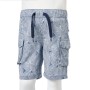 Pantaloncini per Bambini con Coulisse Blu Scuro 140