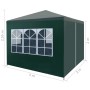 Tenda per Feste 3x3 m Verde