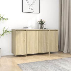 Credenza Rovere Sonoma 135x41x75 cm in Truciolato