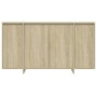 Credenza Rovere Sonoma 135x41x75 cm in Truciolato