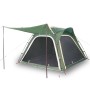 Tenda Campeggio 4 Persone Verde Rilascio Rapido Impermeabile