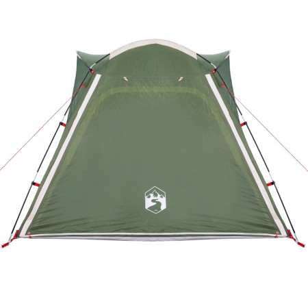 Tenda Campeggio 4 Persone Verde Rilascio Rapido Impermeabile