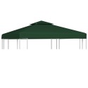 Telo di Ricambio per Gazebo 310g/m² Verde 3x3m