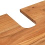 Set Mobili da Bagno 3pz in Legno Massello di Acacia