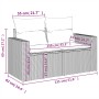 Set Divani da Giardino con Cuscini 7pz Nero Polyrattan