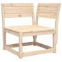 Set Salotto da Giardino 5 pz in Legno Massello di Pino