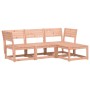 Set Salotto da Giardino 4 pz in Legno Massello di Douglas