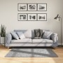 Tappeto Shaggy PAMPLONA a Pelo Lungo Moderno Grigio 120x120 cm