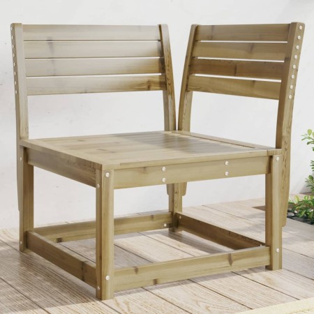 Divano Angolare da Giardino 73x73x78 cm Legno Pino Impregnato