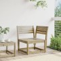 Divano Angolare da Giardino 73x73x78 cm Legno Pino Impregnato