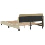 Giroletto con Testiera Crema 140x190 cm in Tessuto