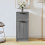 Credenza Grigio Sonoma 30x30x70 cm in Legno Multistrato